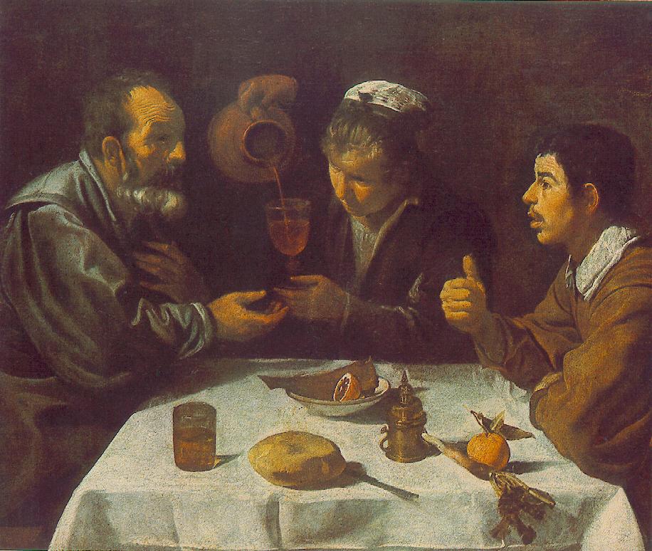 Peasants at the Table (El Almuerzo) r